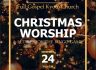 Christmas worship at Kyoto full gospel church on 24 December 2023